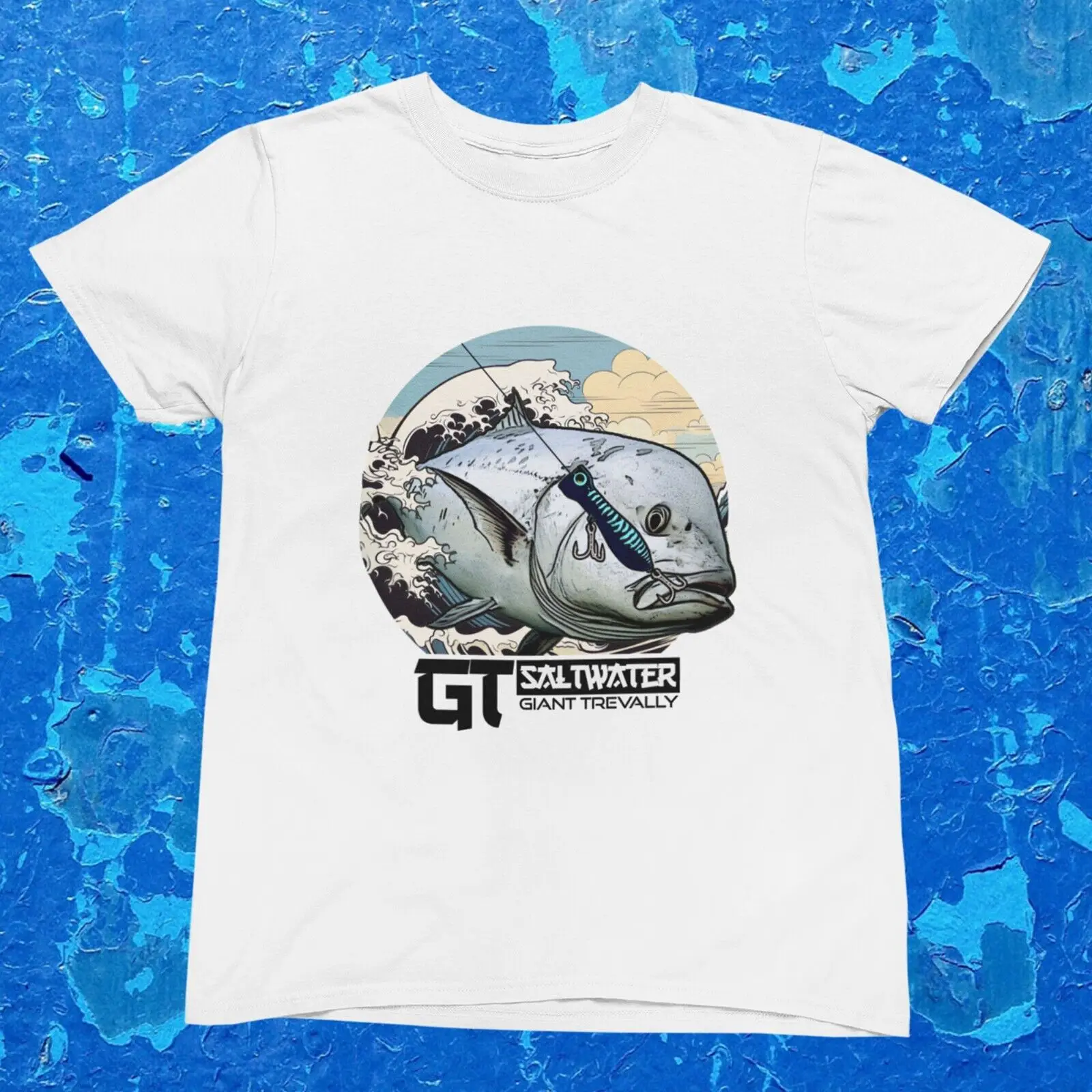 Fishing T Shirt For men Giant Trevally GT T-Shirt Fishing Fisherman Angler Gift