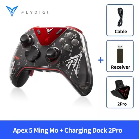 Flydigi APEX 5/4 contrôleur de jeu mythe noir WuKong poignée Elite Force retour déclencheur manettes de jeu sans fil PC/commutateur/Mobile/TV