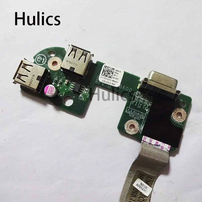 Hulics Used For Dell Inspiron 17R N7010 Genuine USB VGA Port Board W/Cable 5NCX3 05NCX3 CN-05NCX3