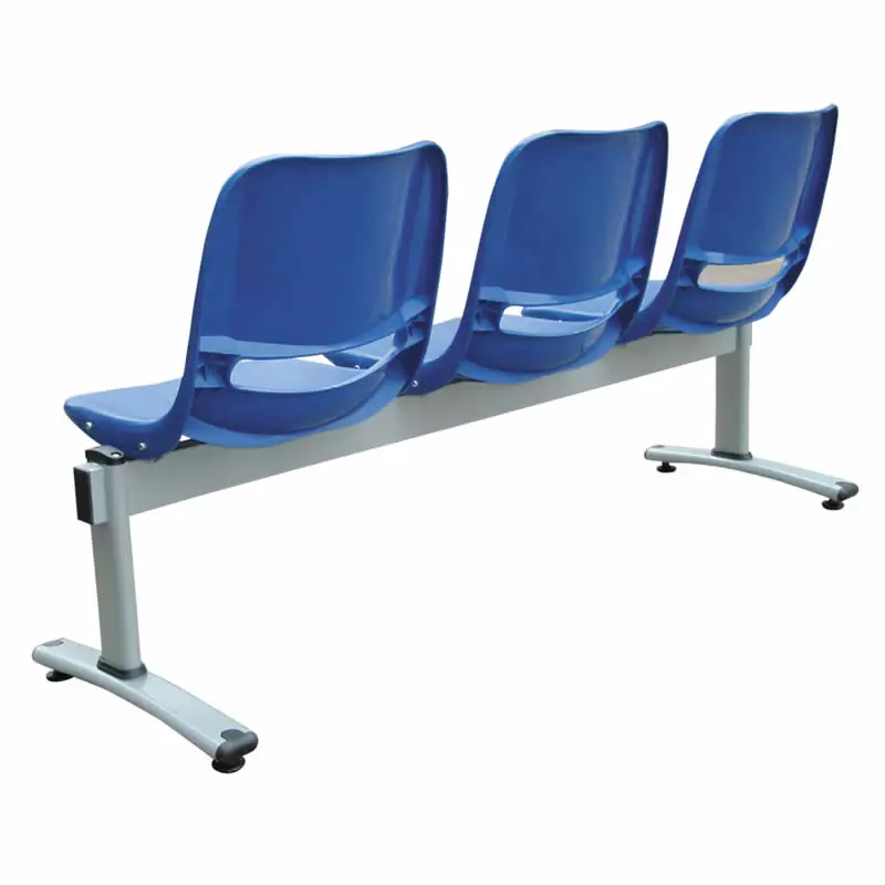 3 Seats Airport Public Seating Bench Lounge Chair Reception Waiting Chair with Cushion
