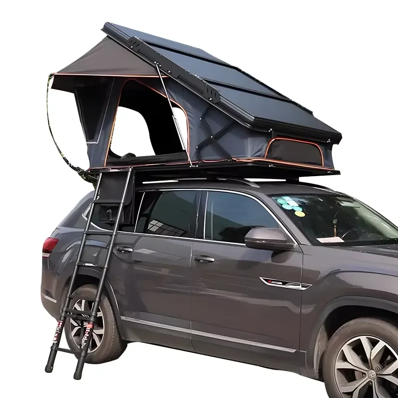 

Overland for Aluminum Shell Roof Tent High Quality Modern Hard Shell Car Roof Top Tent 4x4 Four-Season UV-Resistant Canvas