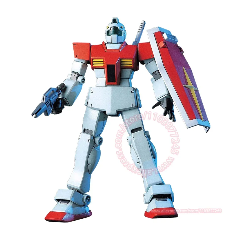 BANDAI HG HGUC 1/144 RGM-79 GM Mass-produced Assembled Model Animation Peripherals Action Figures Ornaments Decoration Present