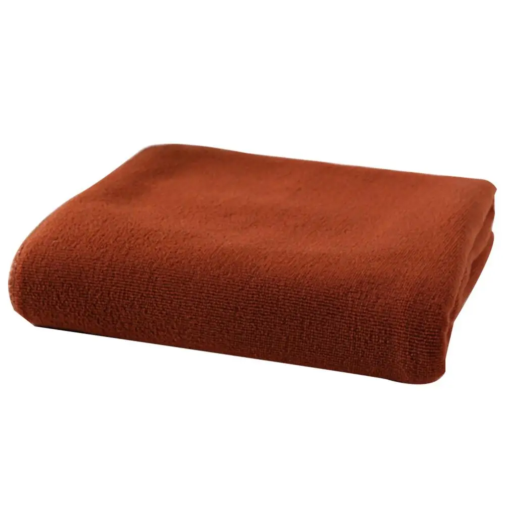 Water Absorbing Soft Microfiber Towel Washcloth Car Washing Solid Color Fast Drying Hand Towel Multi-Purpose Cleaning Cloth