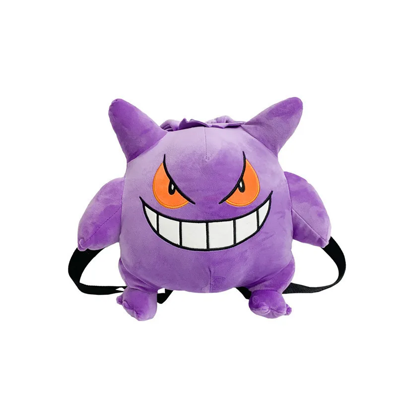 حقيبة البوكيمون Gengar Plushies حقيبة ظهر أنيمي حقيبة كاواي لطيف أفخم دمية الأطفال هدية عيد ميلاد هدايا مفيدة