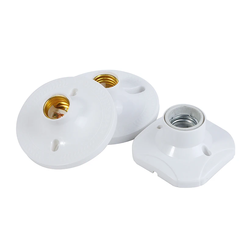 INDA-Support d'Ampoule LED Rond, Base de Douille de Plafonnier Industriel, Applique Murale