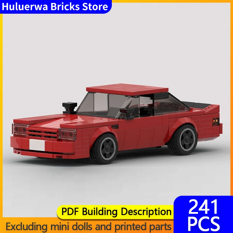 

Модель городской автомобиль MOC, строительные кирпичи Manta B GSi, двухдверный купе, модульная технология, детские праздничные подарки, сборка игрушек, костюм