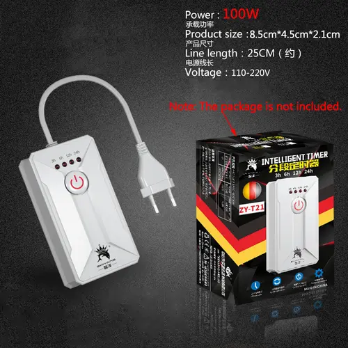 110/220V Fish Tank Timer Aquarium Light Timer Fish Tank Timing Socket Adjustable Aquarium Timer Controller Light Timing System - Image 8