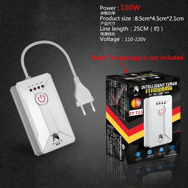 110/220V Fish Tank Timer Aquarium Light Timer Fish Tank Timing Socket Adjustable Aquarium Timer Controller Light Timing System - Image 8