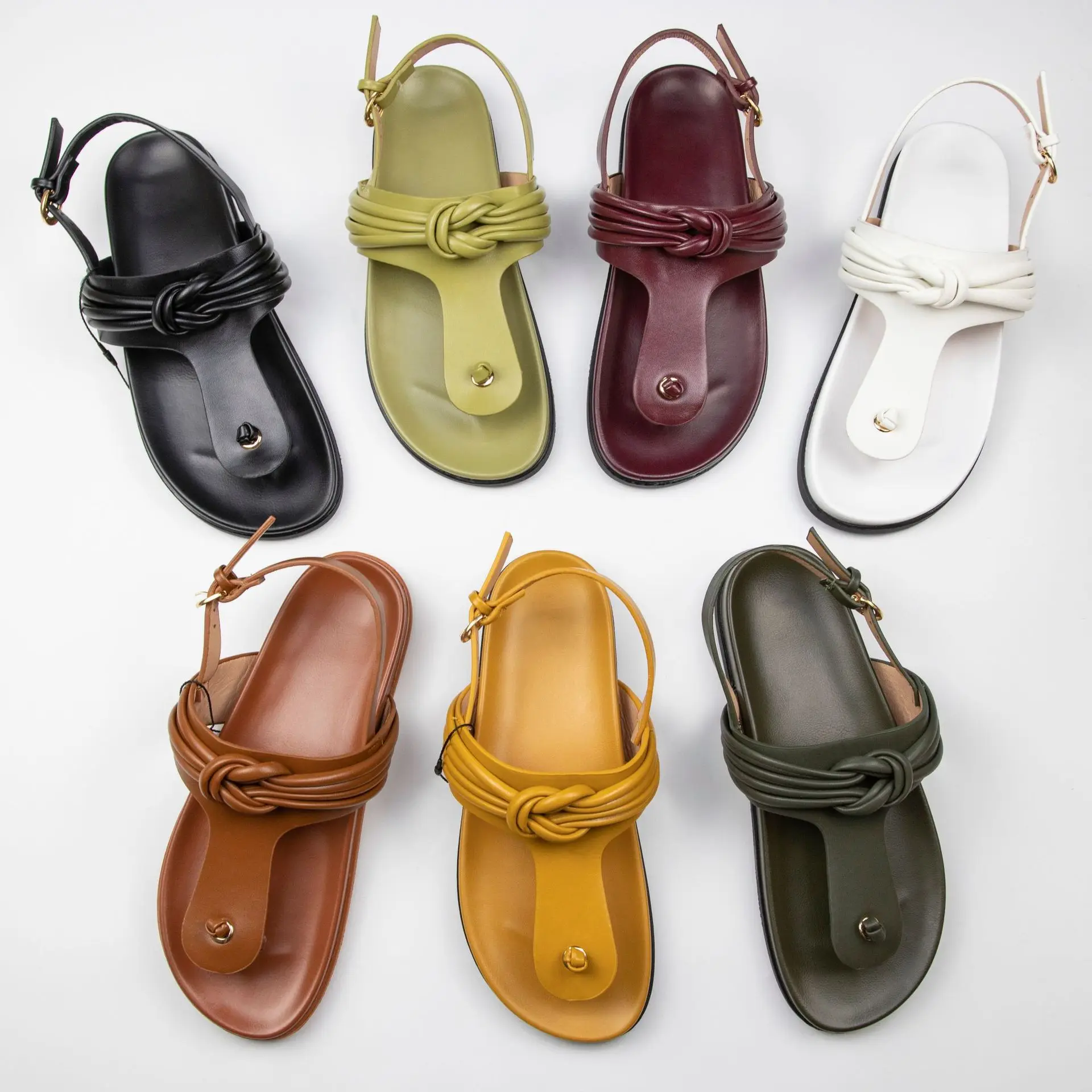 

2026 Summer Trend Design Pure Desire Style Thick-soled Sandals for Women. Backboard Slippers for Women
