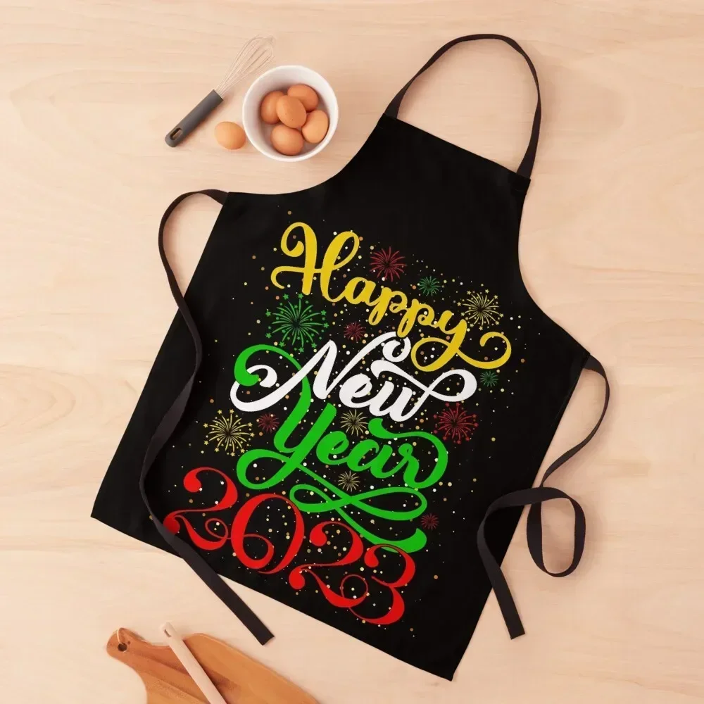 

New Years Eve Party Supplies NYE Men Kids Women 2023 Happy New Year Apron chef for man Waterproof women Apron