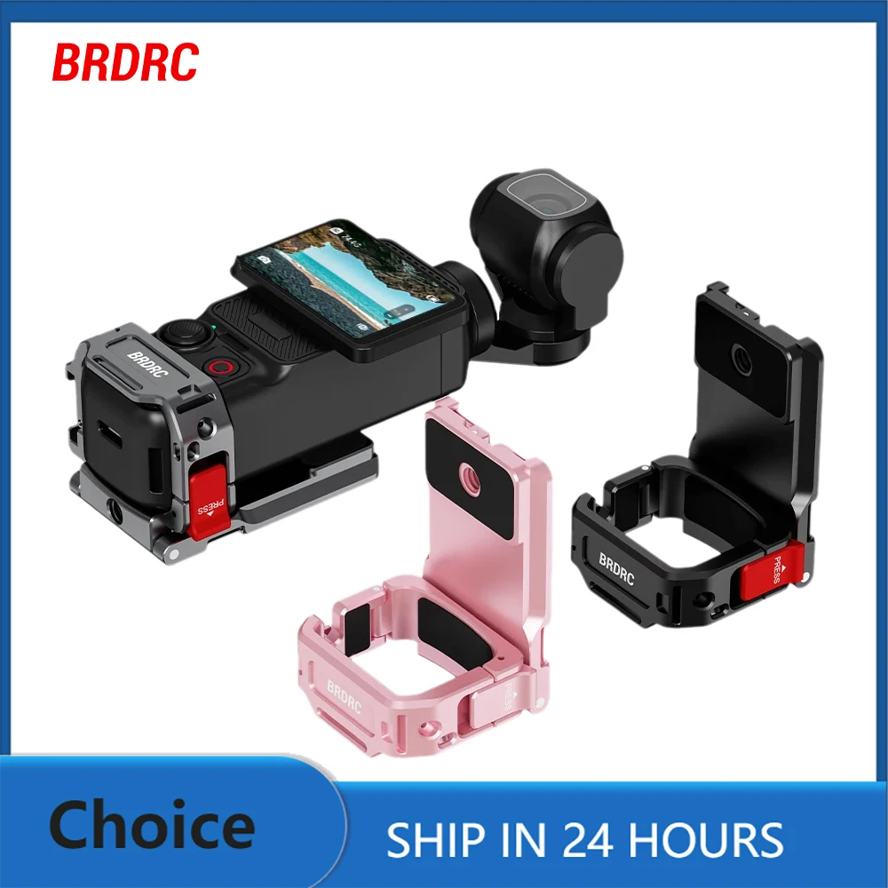 �y�Z�[�����zBRDRC ���C�g���A�_�v�^�[ DJI Pocket 3 �A�N�Z�T���[�p �ی�P�[�W ���^���u���P�b�g�}�E���g 1/4 �l�W��/�܃|�[�g