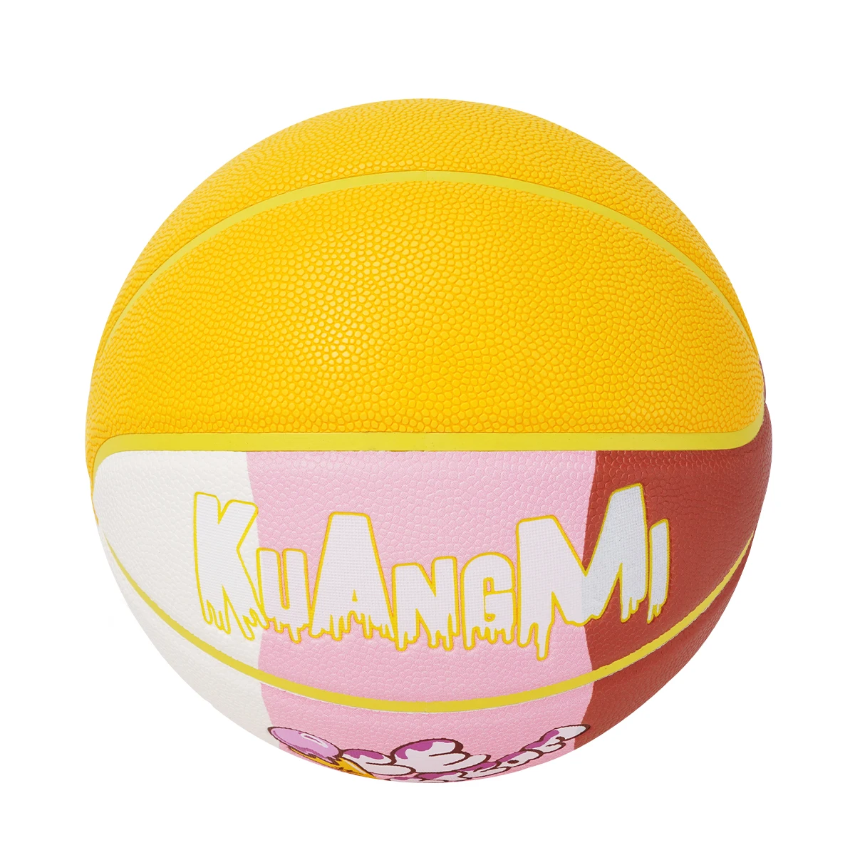 Kuangmi High Quality Basketball Official Size 7 Wear-resistant Non-slip PU Leather Match Training Balls Youth Men Women Presents