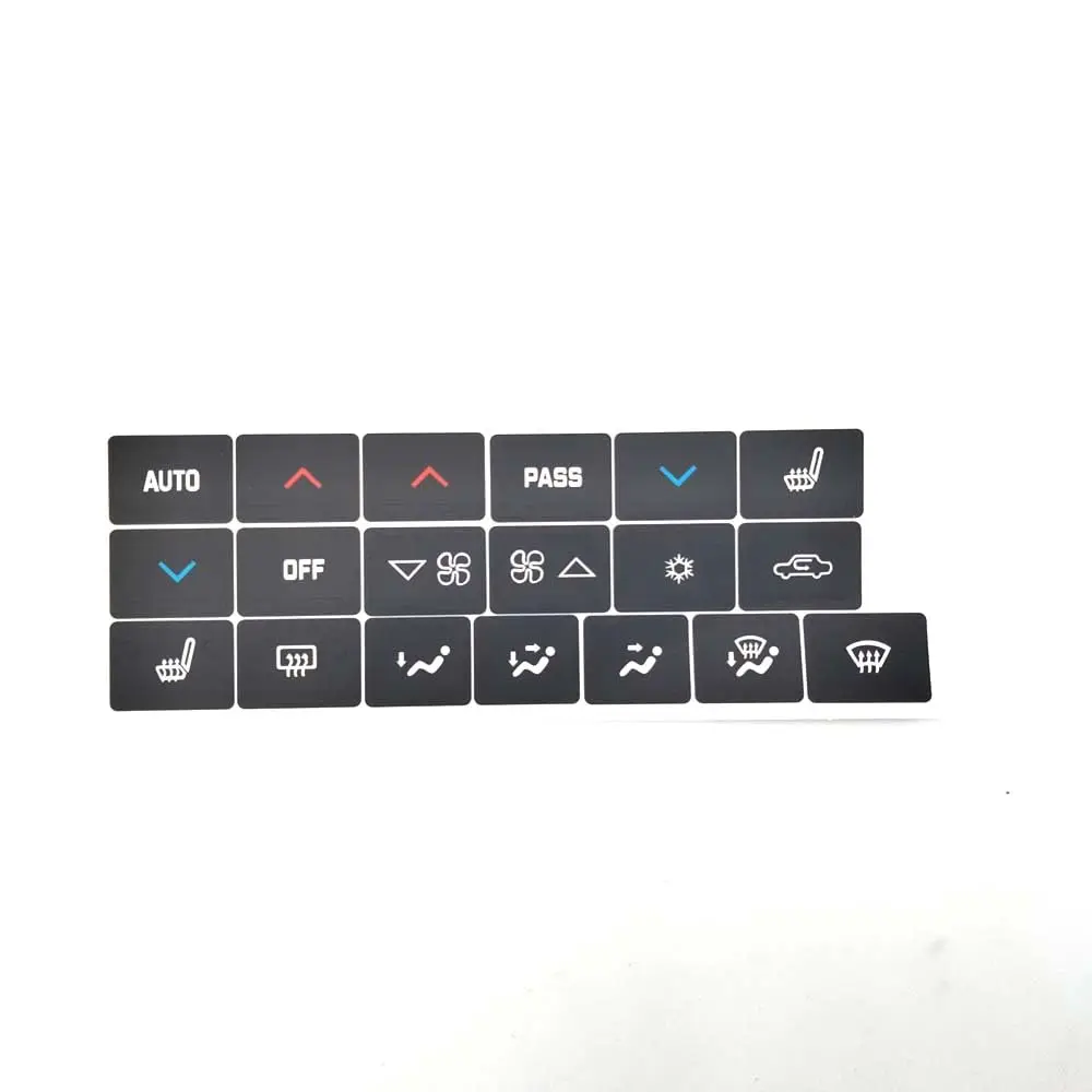 

A/C Climate Control Button Repair Sticker Black For Buick Lacrosse 05-09