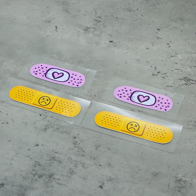 

1PC Bandage - Shaped Decor Stickers Pair, Cute Designs, Ideal for Personalizing Stationery/Items