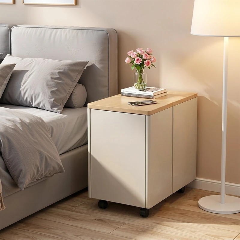 Suitable for projector electric lift cabinet, non-punching hidden bedroom bedside table, living room sofa side cabinet