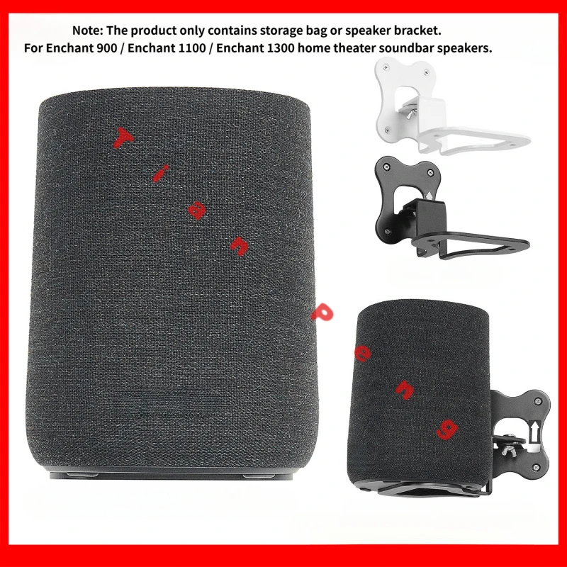 

Brand New Wall Mount Bracket Holder for Harman Kardon Enchant 900 / Enchant 1100 / Enchant 1300 home theater soundbar speakers.