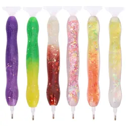 Resin Point Drill Pen 5D Diamond Painting Drill Pen For Cross Stitch Diamond Embroidery Nail Art Tool