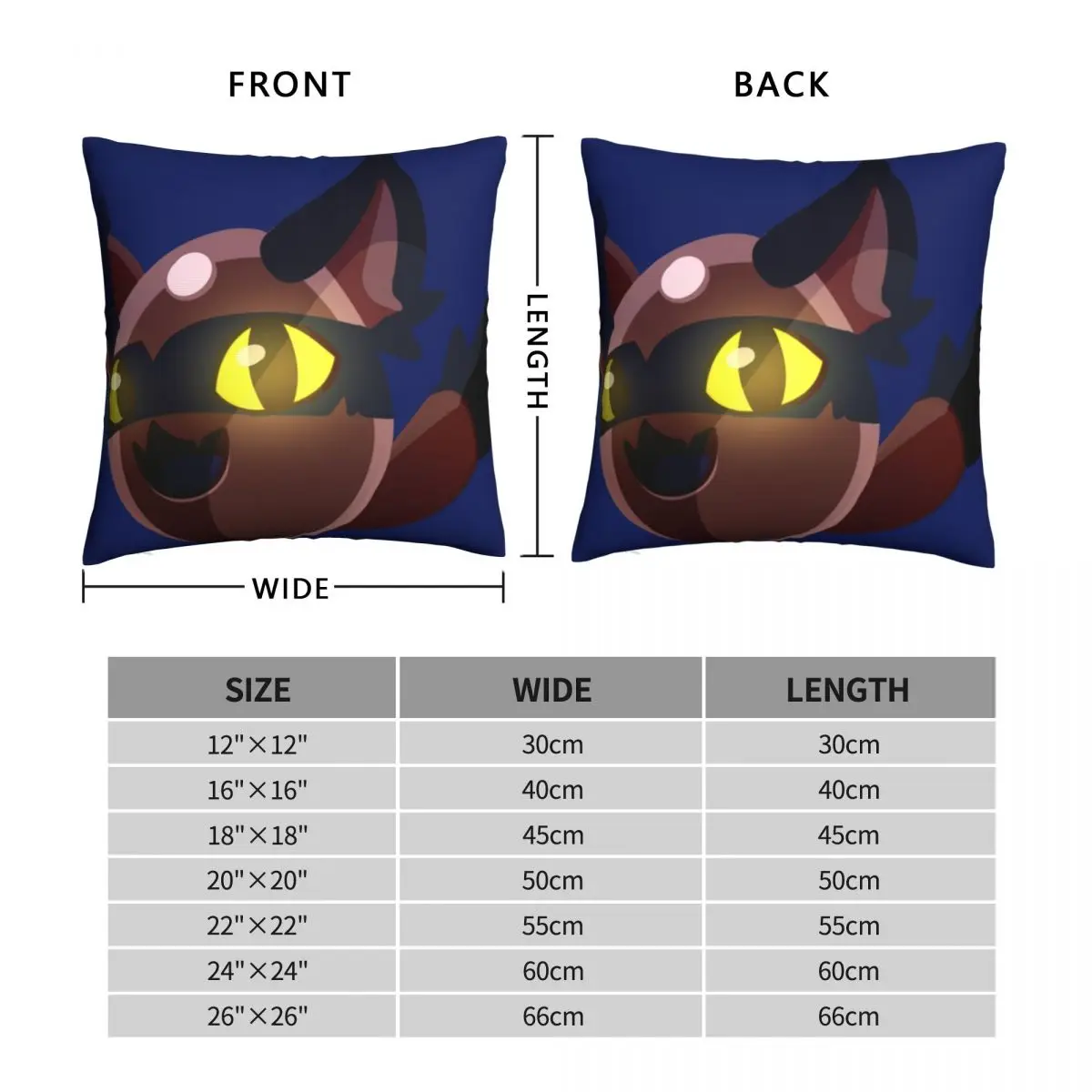 Hunter Slime Sticker Pillowcase Polyester Linen Velvet Printed Zip Decor Pillow Case Bed Cushion Cover