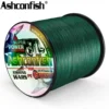 Ashconfish 슈퍼 파워 16 가닥 땋은 얼음 낚시 2000M PE 바닷물 바다 낚시 500LB 강한 저항 직조 중공 코어 5