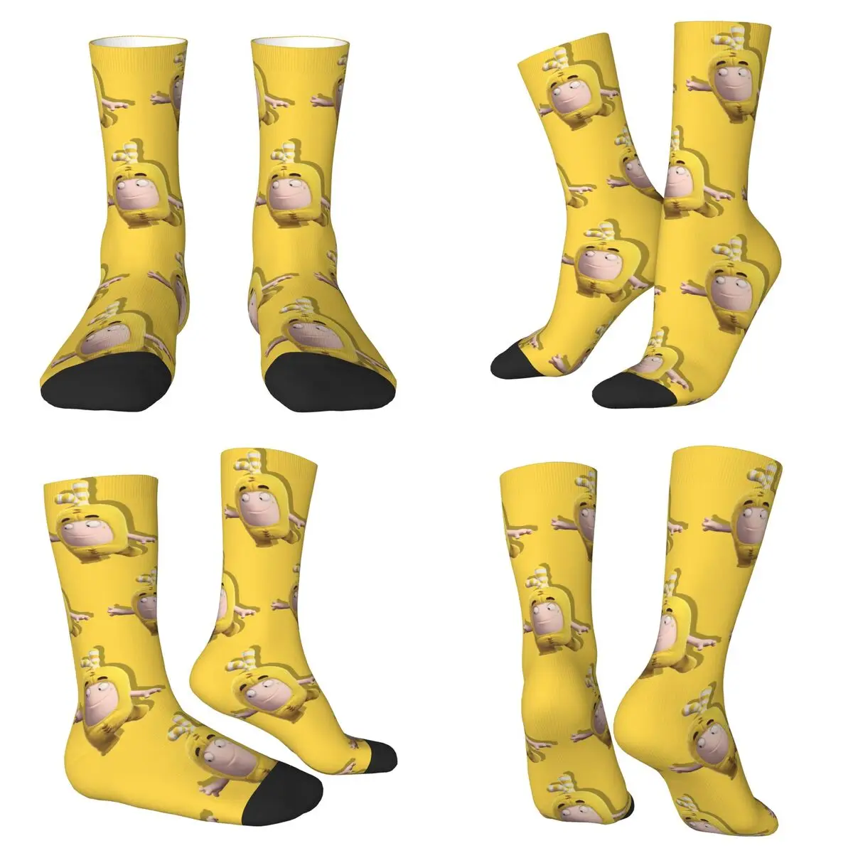 

Милые носки Oddbods с героями мультфильмов (10), супер мягкие чулки в стиле Харадзюку, всесезонные длинные носки для мужчин и женщин, рождественские подарки