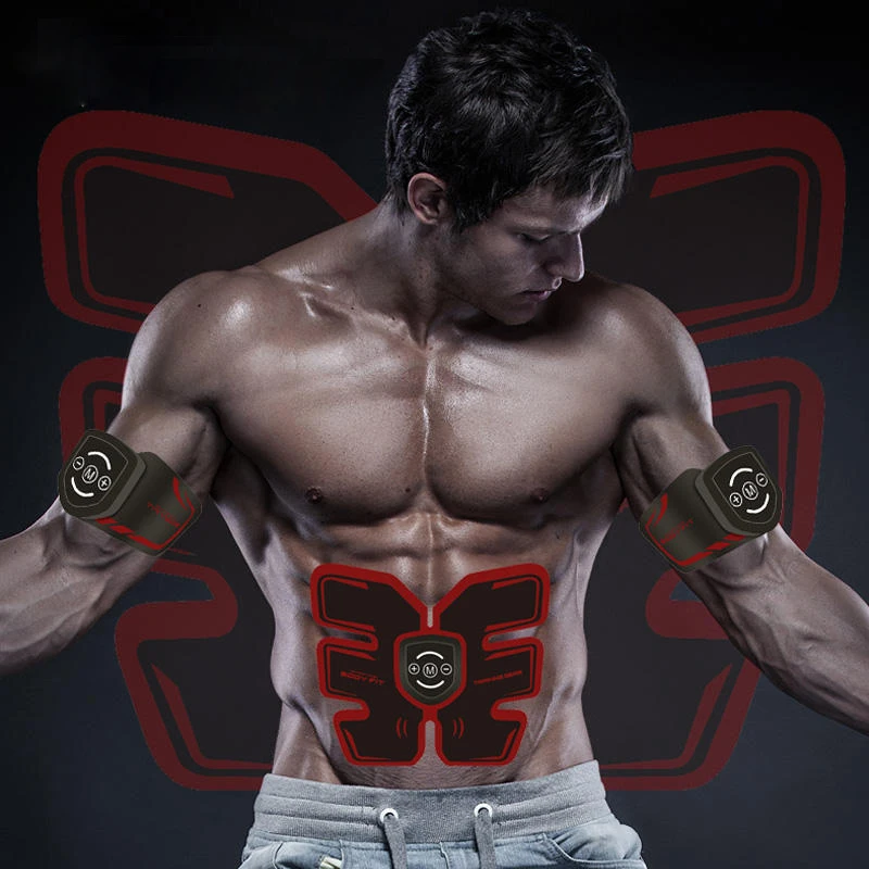 

EMS Fitness Muscle Trainer Electronic Muscle Training Belt AB Abdominal Stimulation Wireless Muscle Stimulator