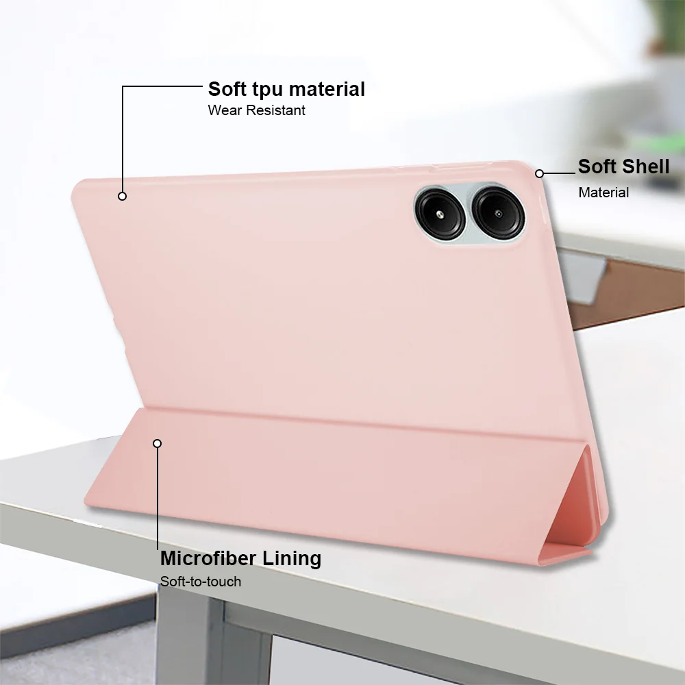 Tablet Case for Redmi Pad Pro 12.1 inch 2024, Auto Sleep/Wake, Foldable Stand Cover, Scratch and Slip Resistant