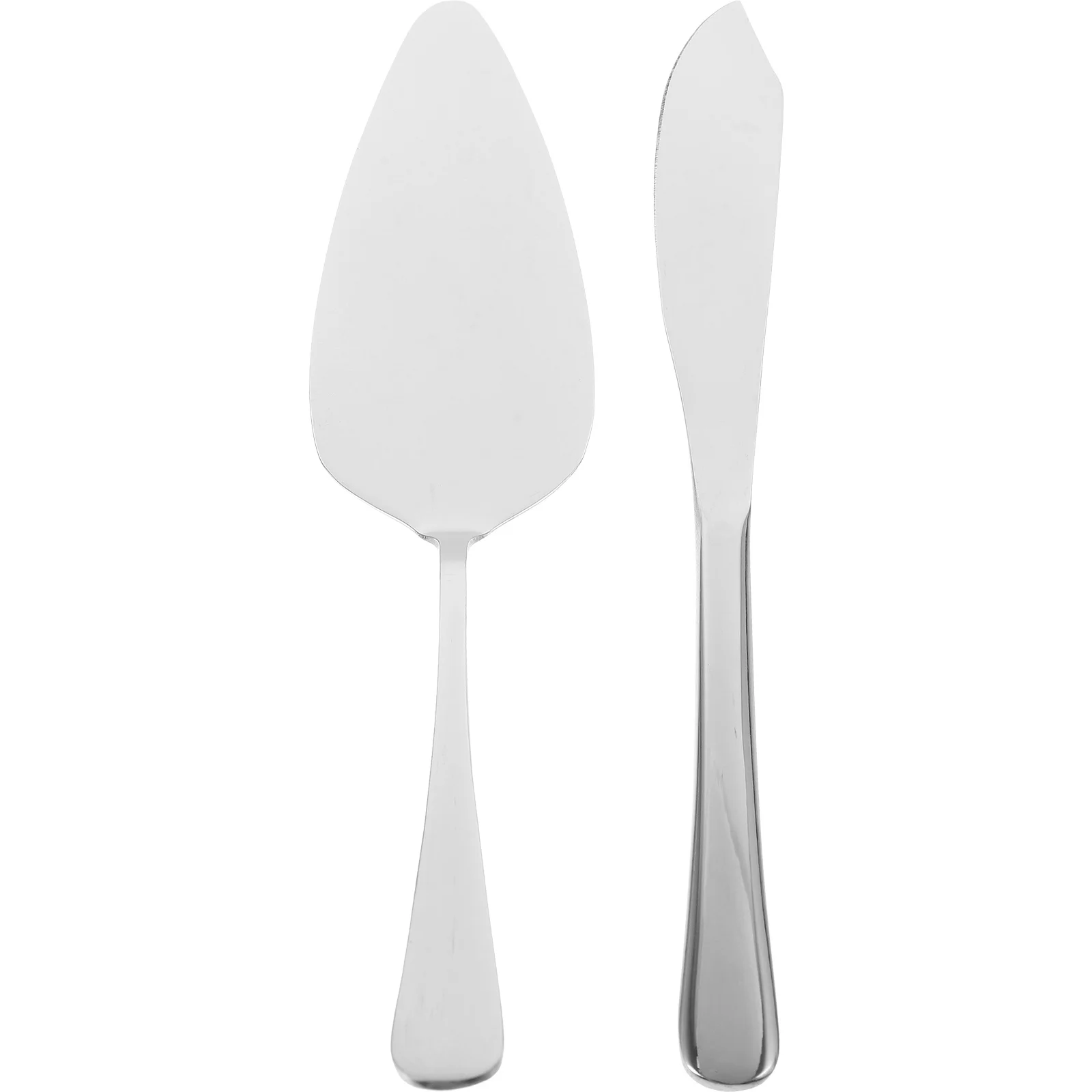 

1 Set Stainless Steel Cake Server Cutter Set Crystal Handle For Wedding Party Serving Tool Cake Pie Tart Kitchen Barware Gift