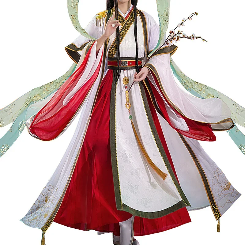 Xie Lian Yue Shen Cosplay Costume, Anti That Novell, Tian Guan Ci Fu Platinum Peacock, Hanfu Costmes