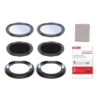 Krasbestendige ring voor de lens van de Meta Quest 3 VR-bril, magnetische brilmonturen, bescherming tegen blauw licht, optische lenzen.
