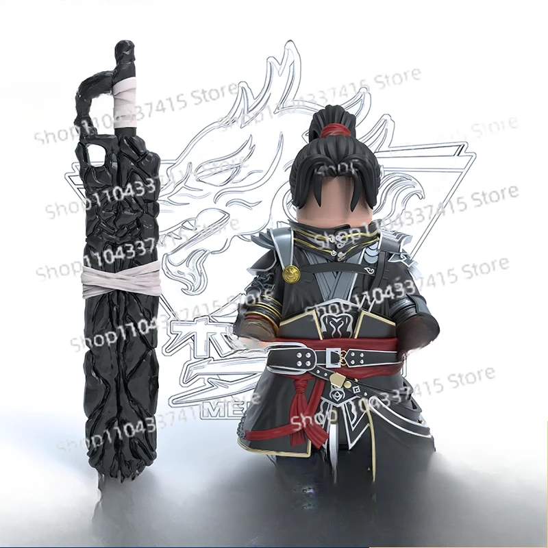 

MOC High-quality Limited Edition Animation Game ZSZSZSZ Doll Tide Play New Third-party Doll Building Blocks Hand Painting.