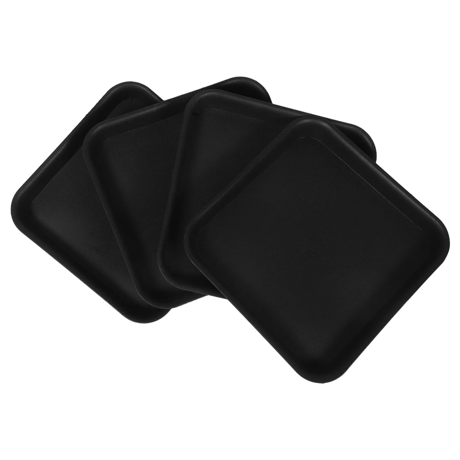 

4pcs Square Plant Saucer 38Cm Thickened Plastic Flower Pot Drip Matte Surface Water Collection For Balcony Garden Planter