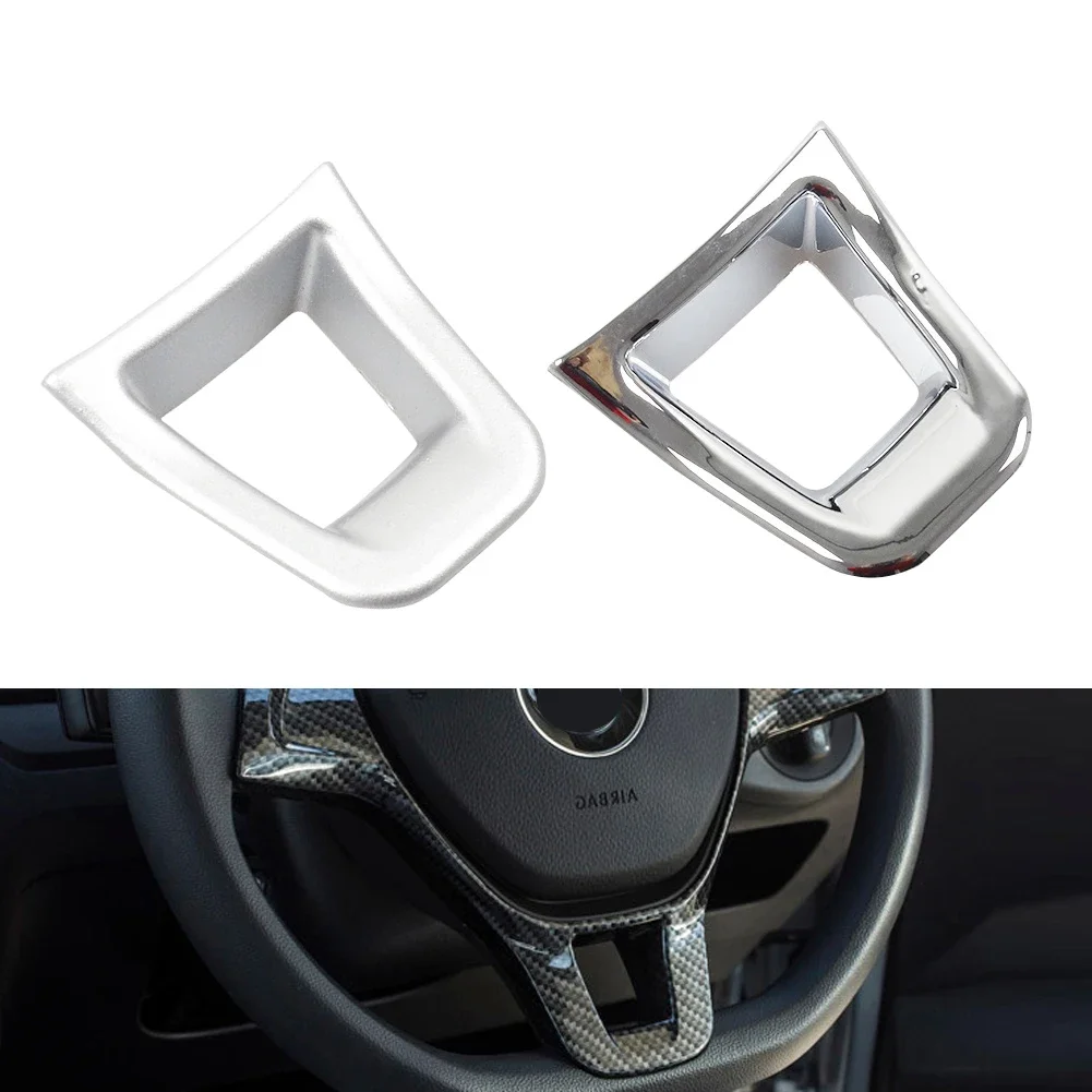 Car Steering Wheel Decoration Cover Trim Sticker for Volkswagen VW Passat B8 Tiguan MK2 Golf 7 7.5 MK7 MK7.5 E-UP Accessories