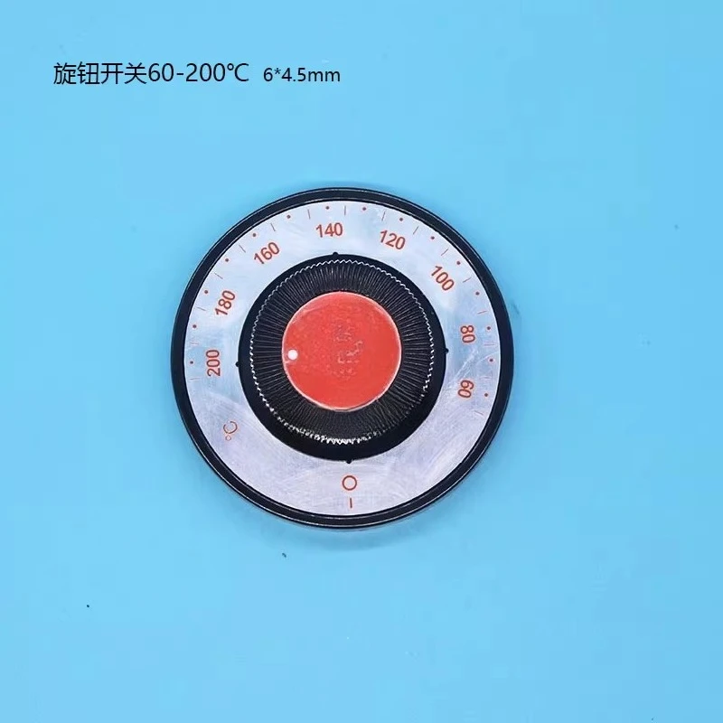 

60-200 ℃ Электрическая фритюрница, переключатель контроля температуры фритюрницы, ручка регулятора температуры 6 мм