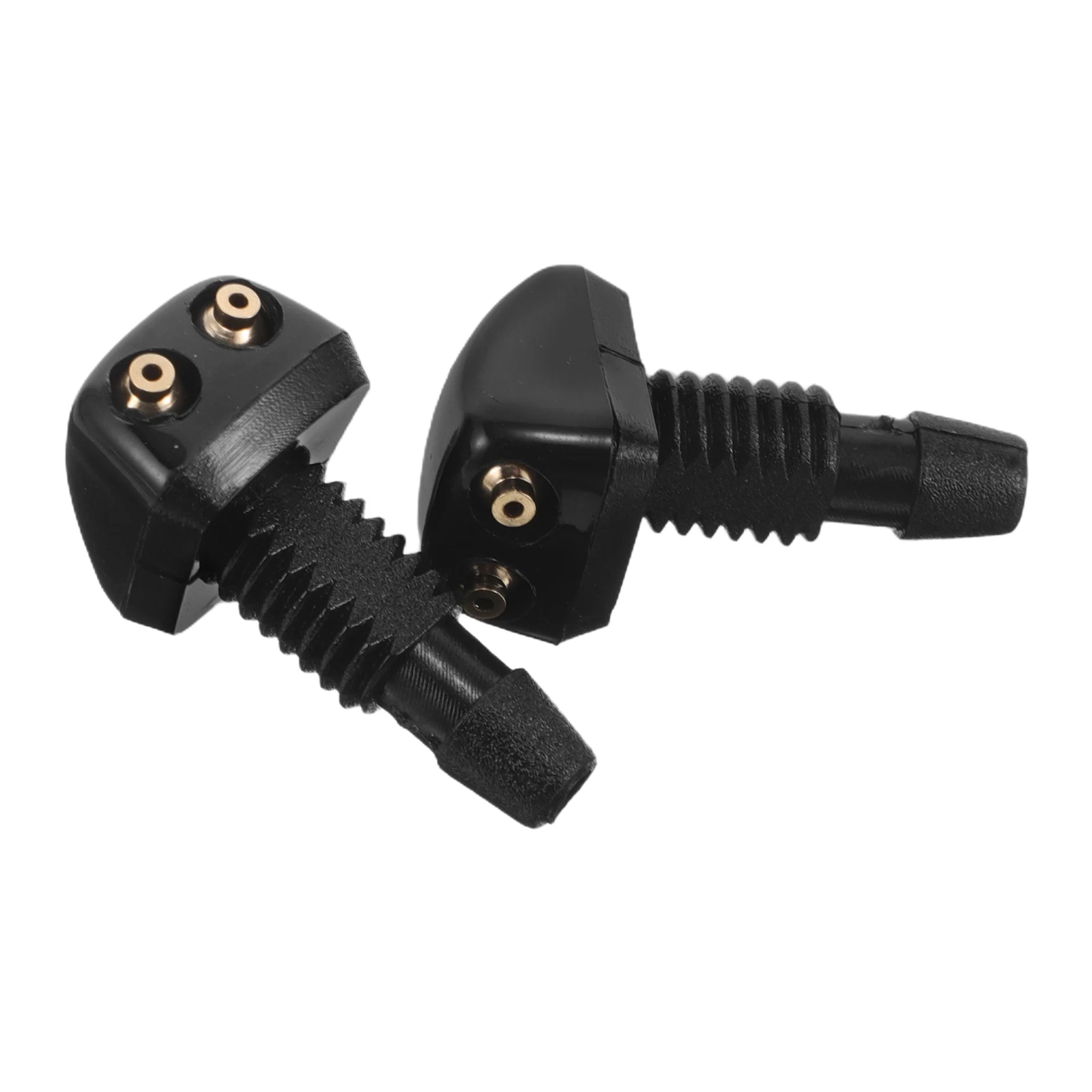 

2pcs Windshield Washer Nozzles Lightweight Compact for Car Front Window Cleaning Efficient Precision Plastic Adjustable Spraying