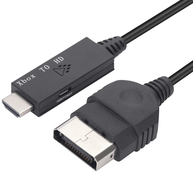 for XBOX to HD-compatible Converter Cord Wire 1080i 720p 480p Original AV Cable Adapter for All Classic Console Models