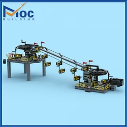 MOC Building Block Chairlift GBC Children's Gift Toy Education Model Science Educational Gift Creative Building Block