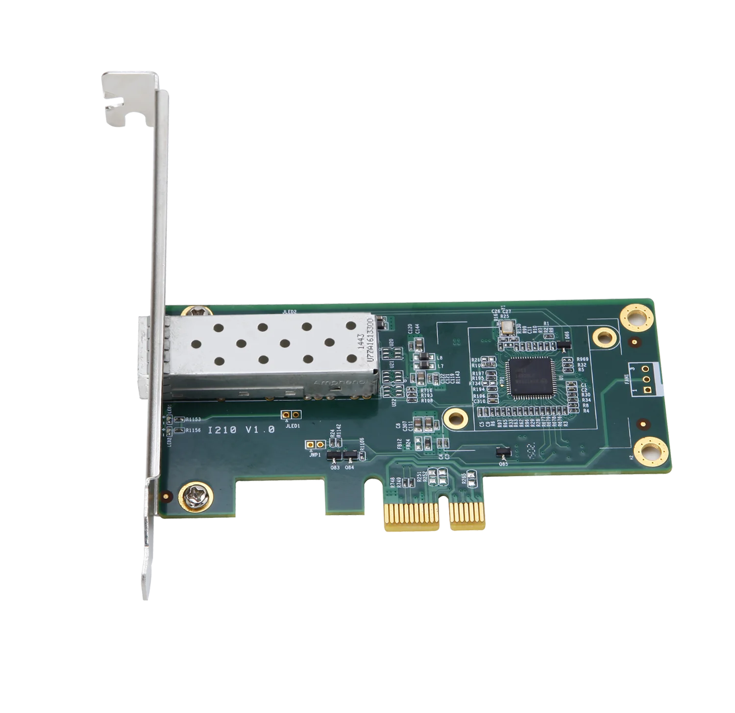 

Гигабитная оптоволоконная сетевая карта SIngle SFP PICe1x 10/100/1000 Мбит/с с Intel I210 SFP PCI-E NIC PXE