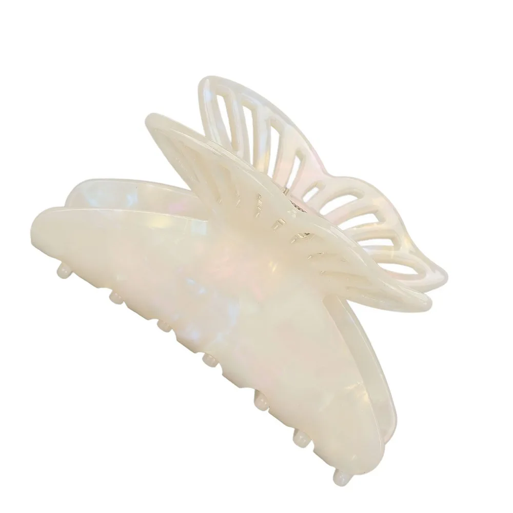 Butterfly Shape Hair Claw Clips Nonslip Design Strong Hold Hair Clamps Vintage Fashionable Butterfly Hair Clips Daily Use