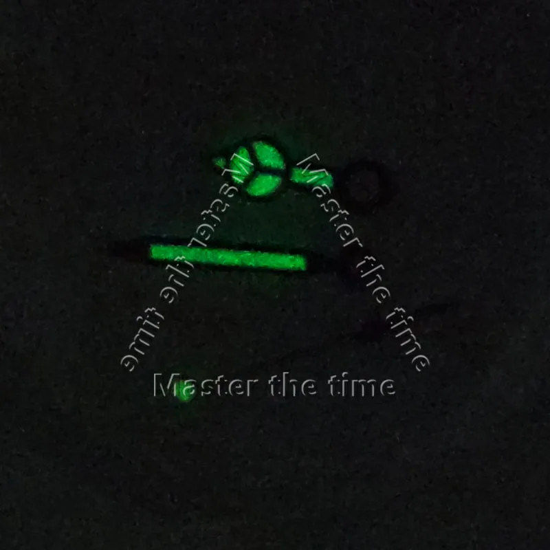 قطع غيار المؤشر أيدي ساعة مضيئة خضراء متوافقة مع NH35/36 Core لإصلاح وتعديل الساعة