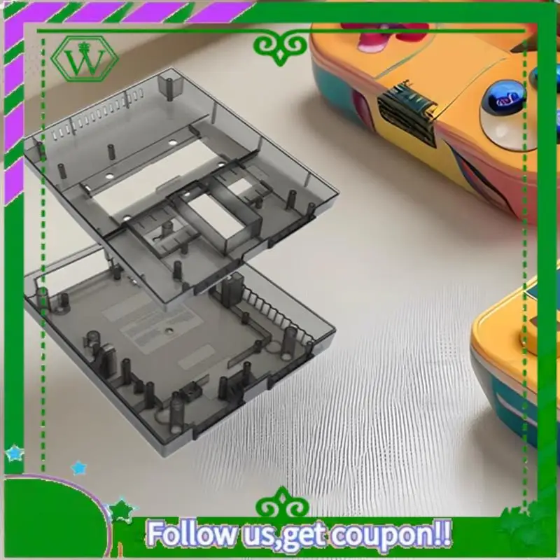 

Reliable-Transparent Shell Transparent Case Easy Installation For SNES Console Super NES Grey