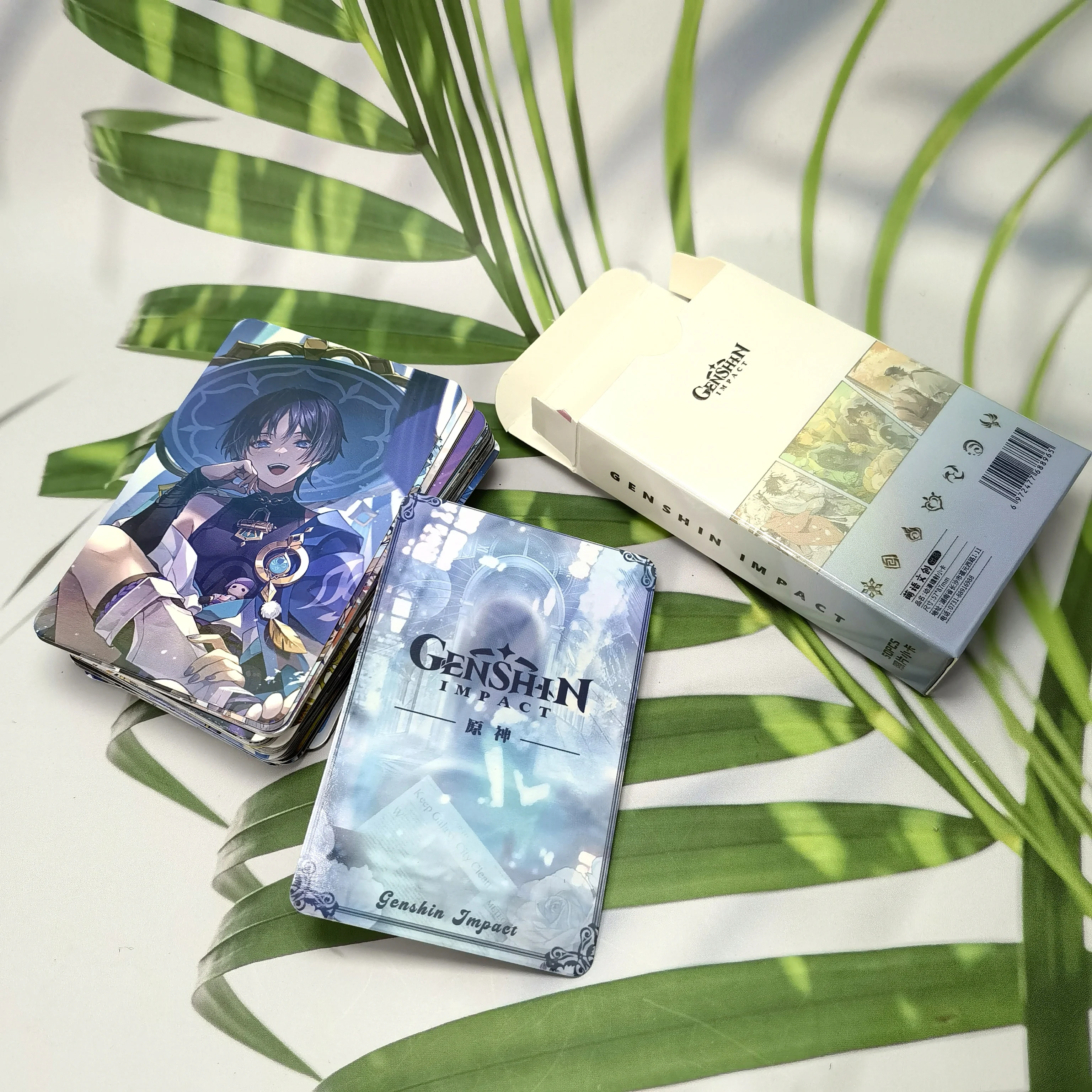50 pz/set nuovo personaggio del gioco photoward Furina Neuvillette Wriothesley Kazuha Wanderer Xiao Venti collezione regalo Lomo Cards Box