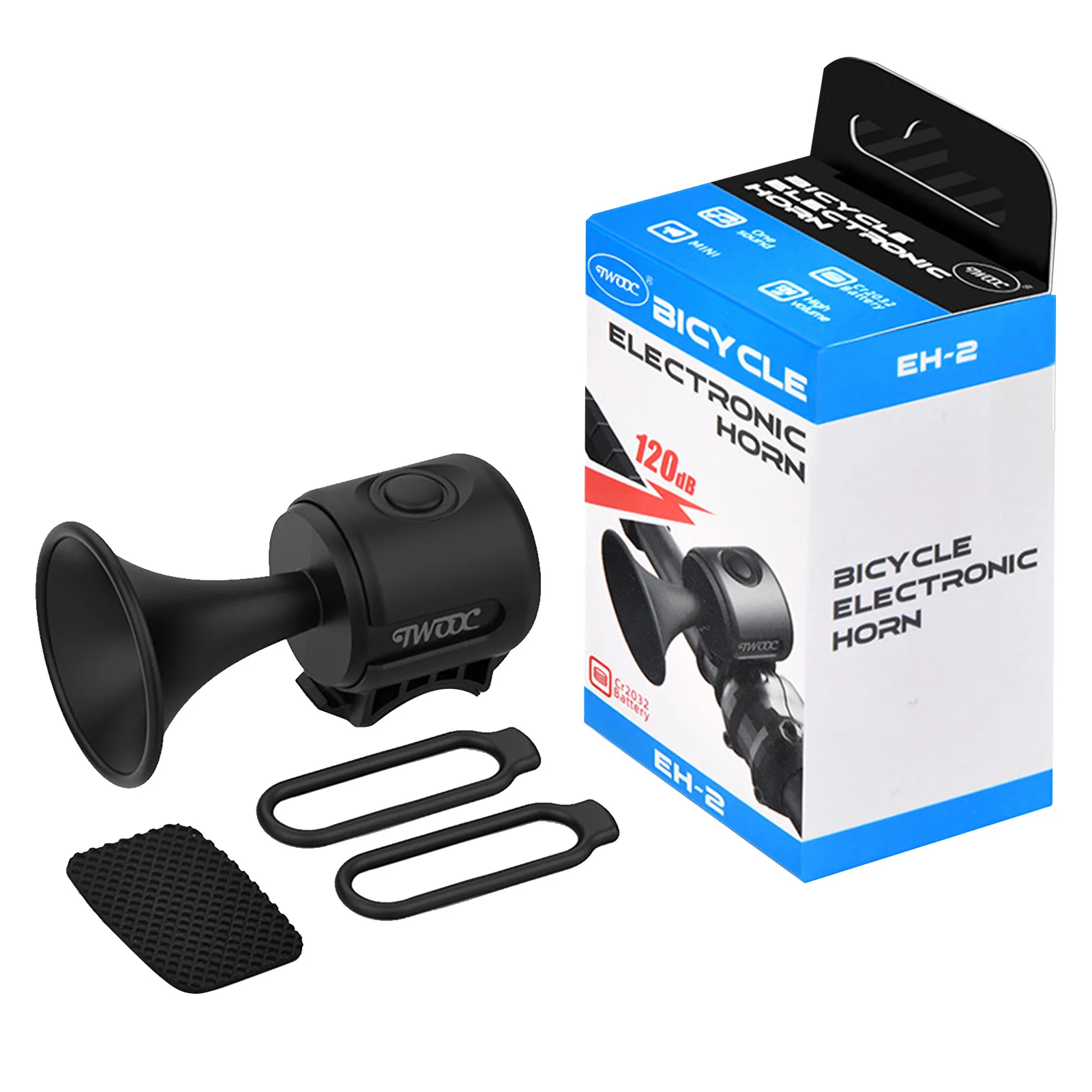 120db Bicycle Bell Loud Bike Bell With Warning Sound Water-resisting Bike Horn With Long Lasting Life For Scooter Bike Cycling