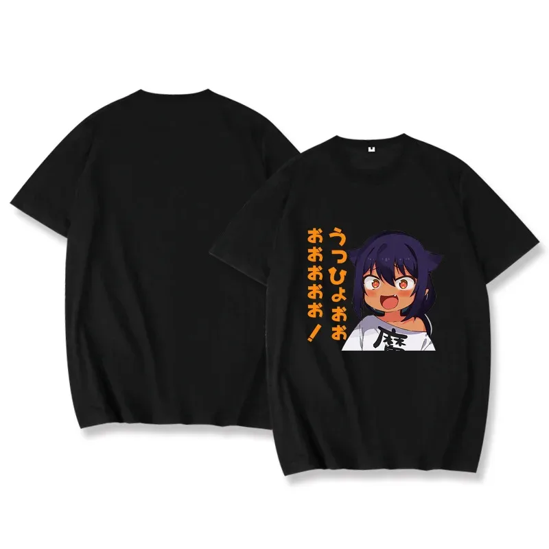 2025 aaa T- قميص أبيض كبير الحجم The Great Jahy Cosplay لن يهزًا تي شيرت لطيف للفتيات أسود Jahi-sama wa Kujike