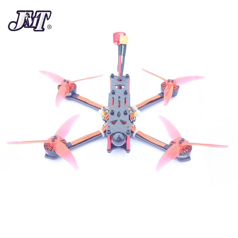 JMT F4 X1 175mm 2-4S FPV Racing Drone BNF Frsky Version w/GHF405AIO Flight Controll Ratel 1200TVL FPV Camera Supra-VTX FD800 RX