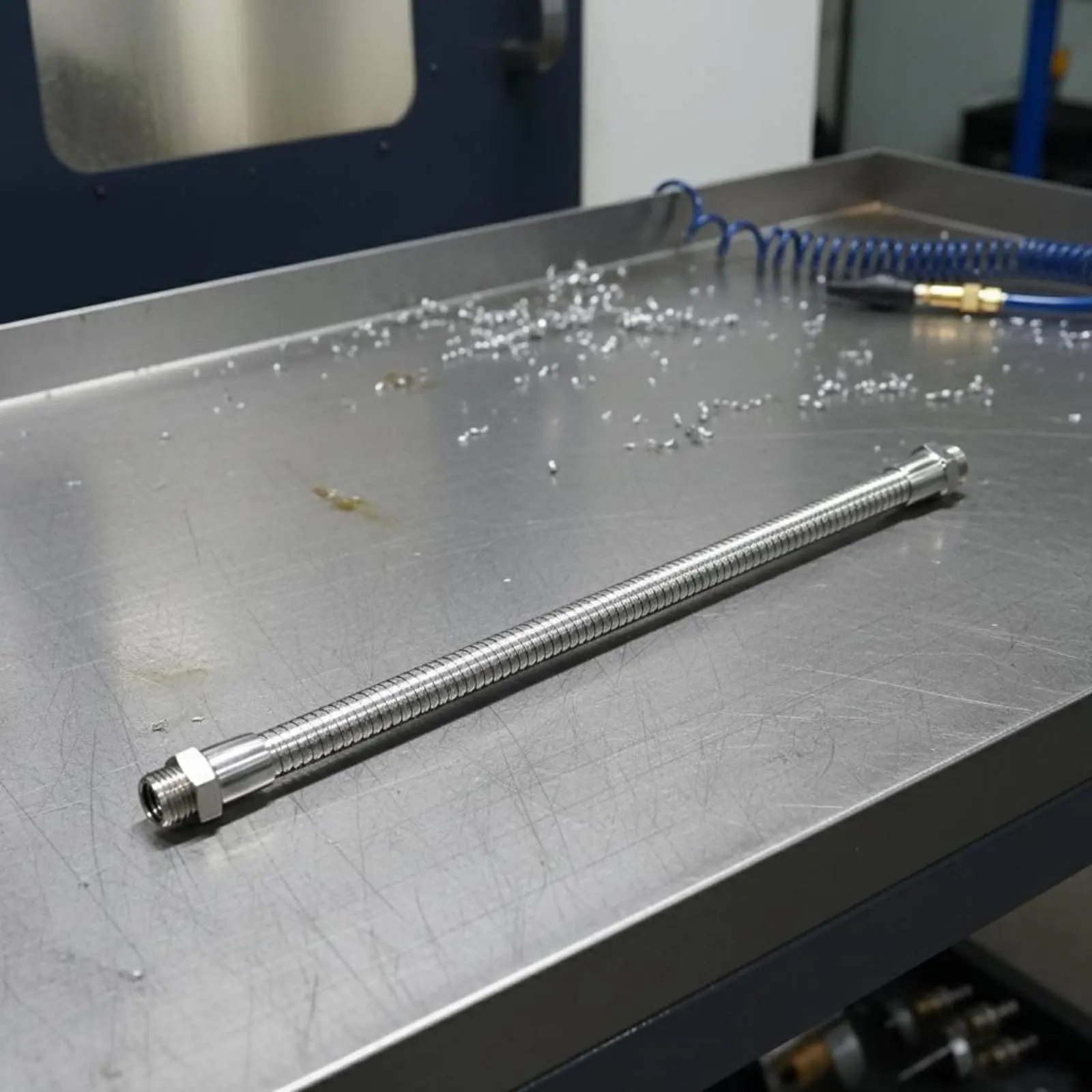 

Wide Air Blade Nozzle Stainless Steel Adjustable Air Nozzle Industrial Tool All Metal Construction for Workshop