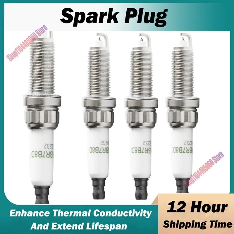 

4PCS Spark Plug For MINI Clubman Cooper R55 R56 Mercedes-Benz E350 W212 S350 W251 S500L W222 Citroen C3 C4 PEUGEOT 308 408