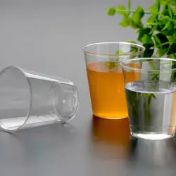 20pcs/set Mini Plastic Wineglass Eco-friendly Transparent Party 30ml Shot Glasses Jelly Cup Tumblers Household Kitchen Drinkware