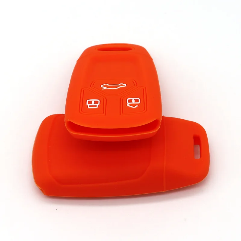 

Silicone Car Key Case for New Audi Models - Protective Cover, Anti-Scratch & Durable, Soft Texture Automotive Key Accessories