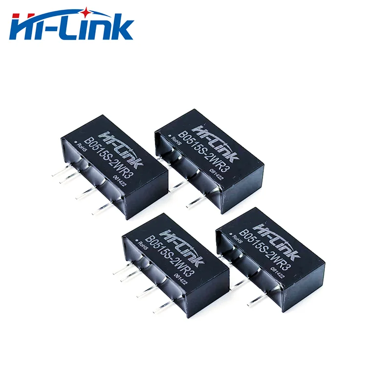 Hi-Link Hot sale Micro Transformer DCDC Switching Converter B0515S-2WR3 2W 5V to 15V 133mA Output DCDC Power Supply Module