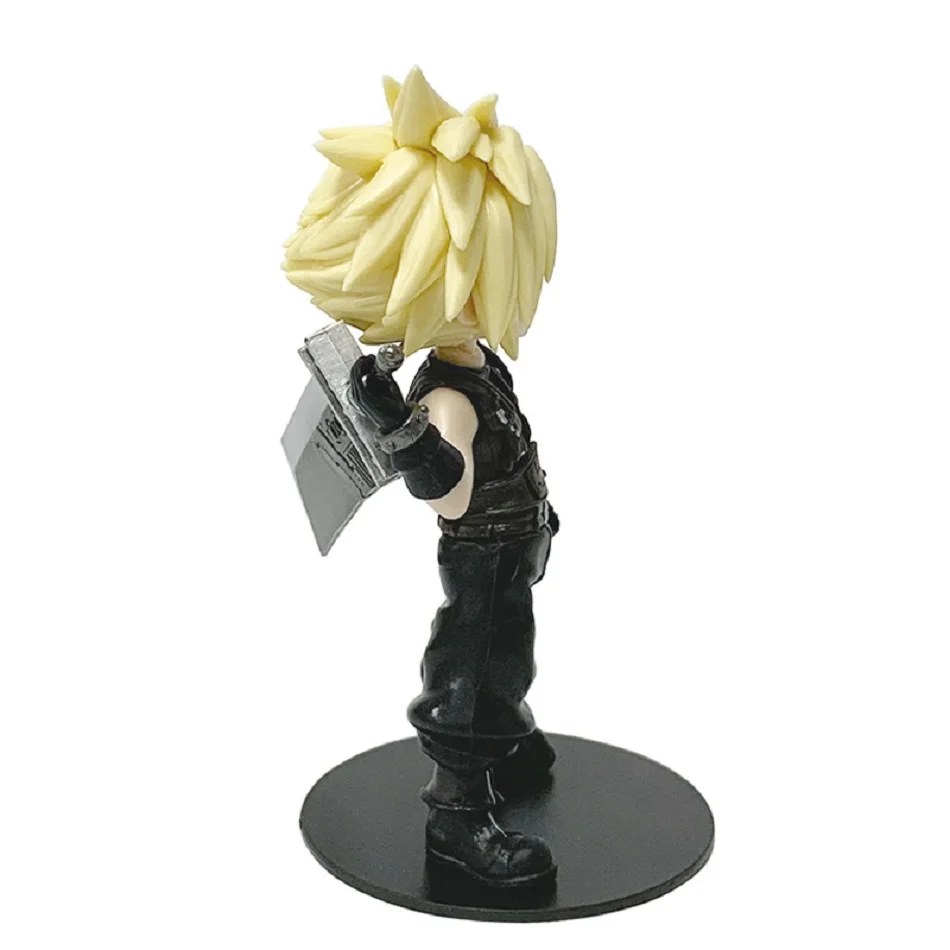 11-12cm Anime Cloud Strife Tifa Lockhart Aerith Gainsborough Zack·Fair Figur Modell PVC Spielzeug Desktop-Sammlungszubehör Geschenk – Detail 10